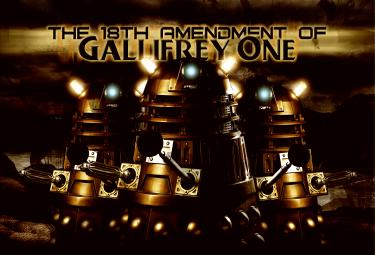 Gallifrey 2007 Dalek postcard by Paul Stone